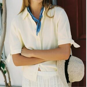 Zara ramie shirt
